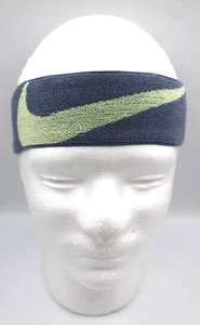 Nike Headband Logo Knit Adult Ashen Slate/Lime Ice - Picture 1 of 6