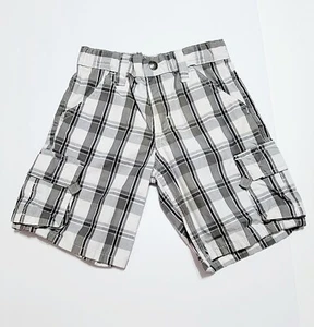 Wrangler,  plaid cargo shorts for boys, size 6 - Picture 1 of 4