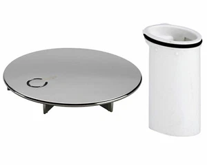 Viega Set Domoplex Abdeckung Ø 75 mm + Tauchrohr Einsatz Domoset Abdeckhaube - Bild 1 von 4