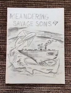 VERY RARE VINTAGE 1967 Meandering Savage Sons Newsletter: U. S. Navy RVAH-5 - Picture 1 of 6