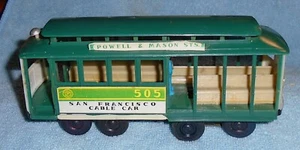 Vintage 1960s Plastic Friction San Francisco Cable Car EFCCO Hong Kong EX Cond H - Picture 1 of 11