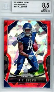 2019 Panini Prizm #344 A.J. BRAUN RED ICE PRIZM REFRAKTOR BGS 8.5 SIEHT NEUWERTIG AUS - Bild 1 von 2