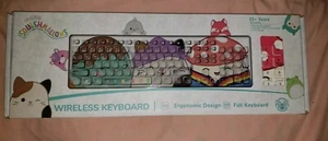SQUISHMALLOWS Wireless Keyboard Full Keyboard 108 Keys Jazwares 2024 - Picture 1 of 9