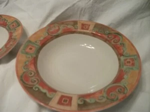 PTS International Interiors 3er Set Catolina Rand Steingut Suppentassen  - Bild 1 von 5