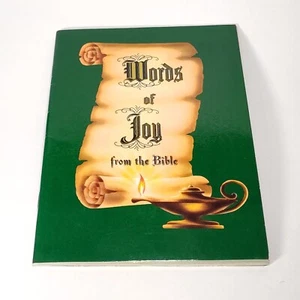 Bible Scripture Booklet Words of Joy Manuscript Parchment 1969 Paul Mann - Picture 1 of 10