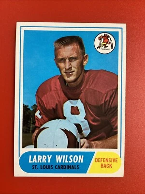 1968 Topps FB Football #164 Larry Wilson Cardinals NM++ - Image 1 of 2