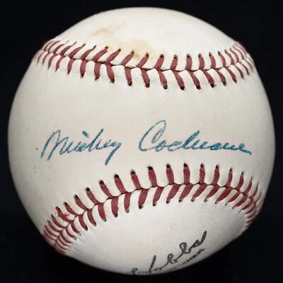 Mickey Cochrane Single Signed ONL Baseball - The Finest in the Hobby - JSA LOA - Image 1 of 4
