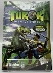 Turok Dinosaur Hunter (Nintendo 64, 1996) Folleto de instrucciones SOLO - Imagen 1 de 2