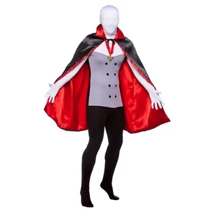 HALLOWEEN VAMPIRHAUT ANZUG MIT UMHANG KOSTÜM LUSTIG DRACULA KOSTÜM SKINSUIT - Bild 1 von 6