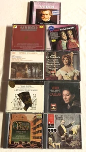 Giuseppe Verdi CD Lot Best of, MACBETH,AIDA,Famous Overtures,REQUIEM,RIGOLETTO - Picture 1 of 20
