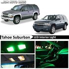20 Bulbs Green Interior LED Lights Fits Chevy Tahoe Suburban GMC Yukon 2000-2014