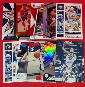 (10) Tarjetas de novato Corey Kispert 2021 Panini Chronicles selecciones del draft - rosa ETC - Imagen 1 de 5
