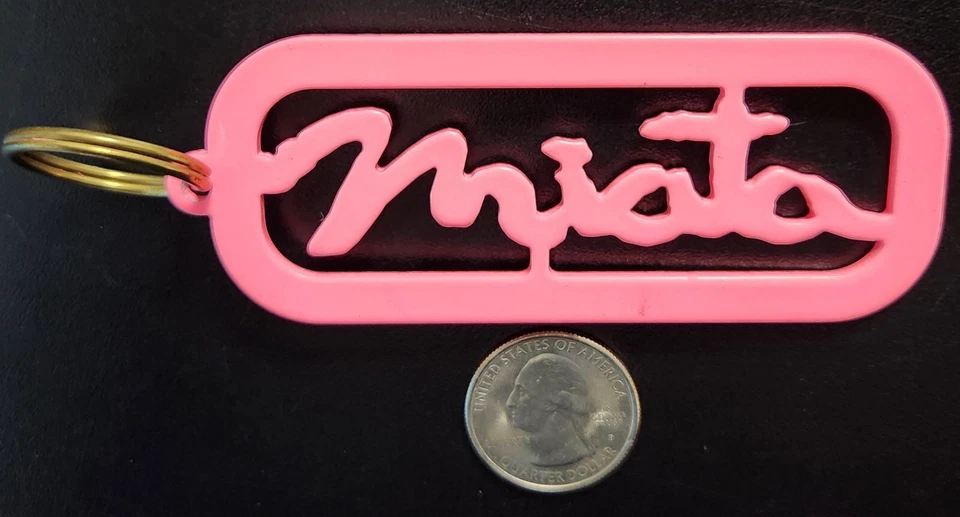 Mazda Eunos MX-5 Pink MIATA  Aluminum CNC Keychain - COLLECTORS Foto 1 de 1