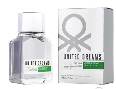 United Dreams Aim High de Benetton Colonia para hombre 3,4 OZ nuevo en caja Foto 1 de 2