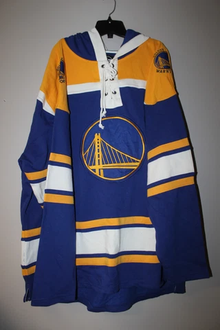 New NBA Golden State Warriors old time style mid weight cotton hoodie men XXXL Cover