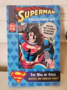 Superman Collectors Set Sealed Man Of Steel 1996 ~ BATTLES OF FIERCEST FOES - Bild 1 von 2
