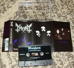 Mayhem - De Mysteriis Dom Sathanas (Cassette Tape, 2022 reissue, black metal) - Picture 1 of 2
