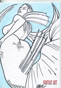 Unstoppable Cards Fantasy Art Sketch Card By Adam Cleveland - Picture 1 of 1
