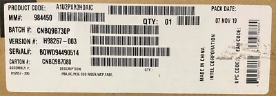 Intel A1U2PXR3HDAIC 1U Riser3 Retimer Kit supporting 2x PCIe* SSD drives NEW  - Image 1 of 2