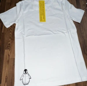 White Penguin girls pajama top Small 6/7 penguin Brand New From Peejamas - Picture 1 of 3