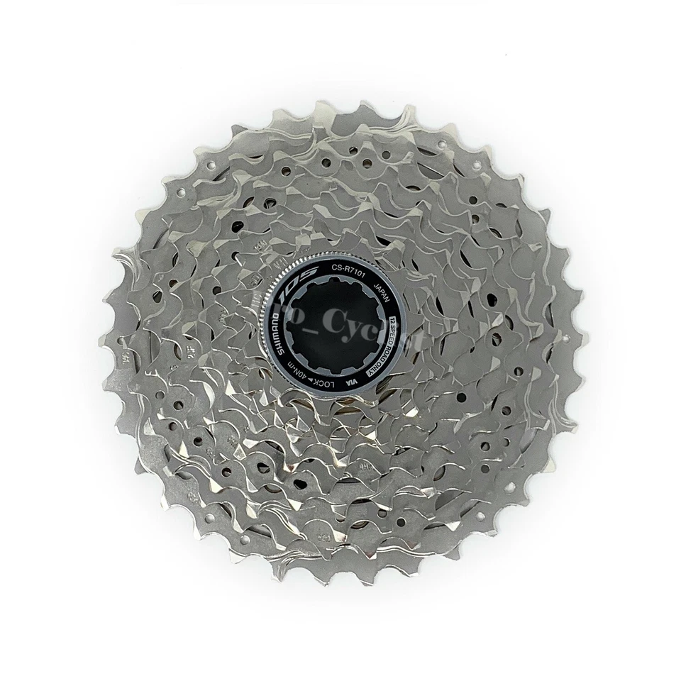 Shimano 105 Cassette CS-R7101 12 SPD 11-34T ICSR710112134