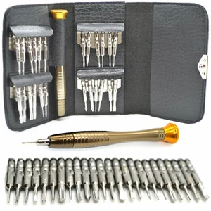 Mobile Phone 25 in 1 Repair Tool Kit Screwdriver Set iPhone iPod iPad Samsung UK - Picture 1 of 6