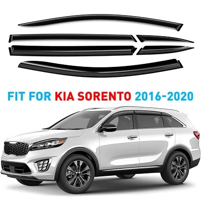 Protectores de lluvia viseras de ventilación pantalla para Kia Sorento 2016-2020 Foto 1 de 4