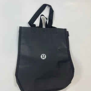 Bolso de Mano de Compras Lululemon Reutilizable Pequeño Negro Blanco - Imagen 1 de 12