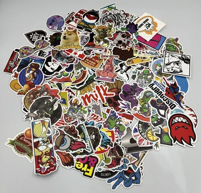 Gran Lote de Pegatinas Marcas Extraterrestres Programas de TV Divertidos Superhéroe Excelente Variedad Foto 1 de 3