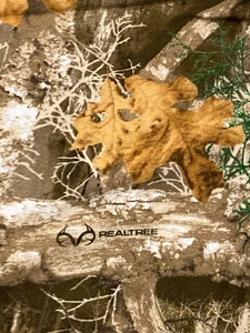 Fall REALTREE CAMOUFLAGE COTTON FABRIC - almost  1 Yard  35" x 43" - Picture 1 of 3