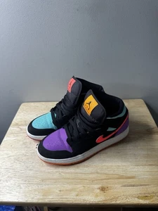NIKE AIR JORDAN 1 MID CANDY MULTICOLOR GS GRÖSSE 7 LESEN - Bild 1 von 6