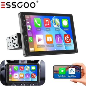 1 DIN TouchScreen Radio Fit Wireless Carplay/Android Auto Car Stereo 6.86" BT HD - Picture 1 of 13