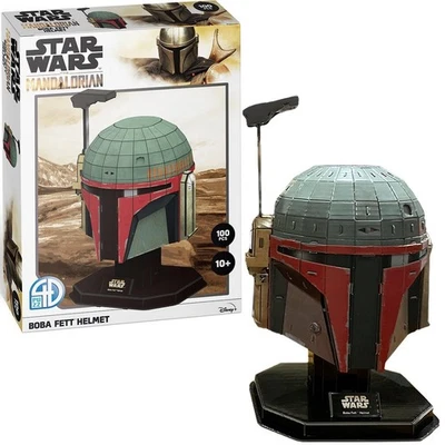 STAR WARS MANDALORIAN BOBA FETT’S HELMET 3D PUZZLE - 100 PEZZI - 4D CITYSCAPE - Immagine 1 di 4