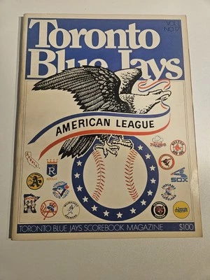 1977 Toronto Blue Jays Scorebook Magazine Vol. 1 No. 17 American League Eagle - Image 1 of 4