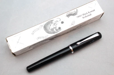 NOODLERS BOLÍGRAFO PISTÓN KONRAD NEGRO CON PUNTA DE CEPILLO Foto 1 de 3