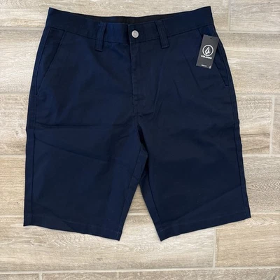 Volcom Mens Vmonty Stretch 22" Black Size 30 Shorts - Image 1 of 4