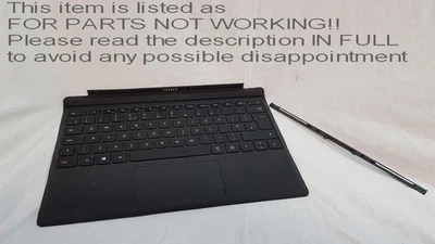 DAMAGED! Microsoft 1725 Surface Pro 4 /5 / 6 / 7 Type Cover UK Keyboard - Image 1 of 4