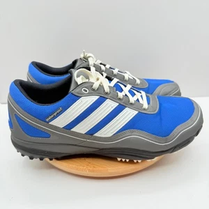 Adidas Golfschuhe Herren 9,5 wasserdicht blau weiß sportlich ohne Einlegesohlen Probe - Bild 1 von 9