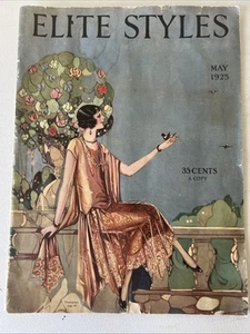 May 1925 Elite Styles Nov Dressmaker Tailor Fashion Magazine Catalog Ladies - Picture 1 of 11