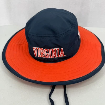 The Game Men’s One Size Boonie Hat Virginia Cavaliers Navy Orange Embroidered - Image 1 of 4