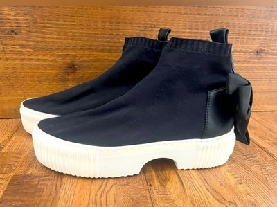 AGL Attilio Giusti Leombruni Botín Elástico Satén Arco Plataforma Talla 40 10 Foto 1 de 4