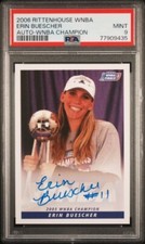 2006 Rittenhouse WNBA Erin Buescher Autograph PSA 9 2005 WNBA Champion