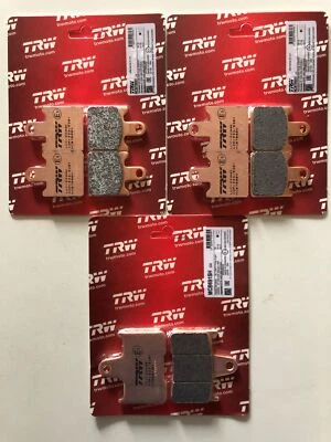 3 X TRW Lucas Bremsbeläge v+h MCB789SV MCB691SH Kawasaki ZZR 1400 Bj.2006-2015 - Bild 1 von 3