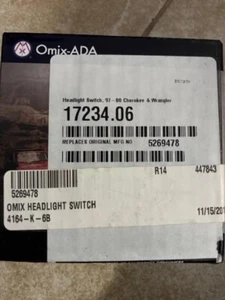 Omix Headlight On/Off Switch for 97/00 Cherokee / TJ 17234.06 - Picture 1 of 5
