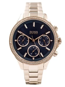 HUGO BOSS WOMENS HERA WATCH HB1502566 BLUE DIAL - WARRANTY - RRP 379.00 - Picture 1 of 3