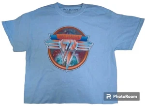 VAN HALEN - 2020 Camiseta Retro Crop Top Unisex Banda Nunca Usada Mediana - ¡NUEVA!! - Imagen 1 de 2