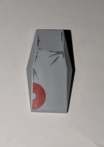 Lego große Figur Panzerplatte klein hellbläulich grau rot Halbkreis Teil 28220 - Bild 1 von 2