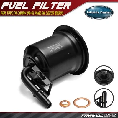 Fuel Filter for Toyota Camry 1998-2001 Solara Avalon Lexus ES300 97-01 3.0L 2.4L - Image 1 of 4