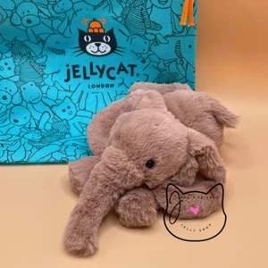 AUTHENTIC Jellycat TINY SMUDGE ELEPHANT New BNWT With Dust Bag Soft Plush - Picture 1 of 11