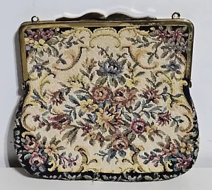 Bolso de mano Shillito's vintage bordado tapiz Alemania Occidental - sin cadena - Imagen 1 de 13